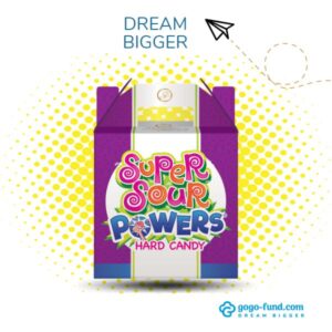 $1 Super Sour Powers Hard Candy
