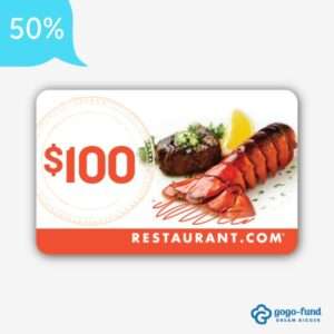 Restaurant.com $100 gift card product