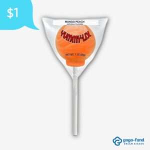 Yummy Lix Mango Peach Lollipop
