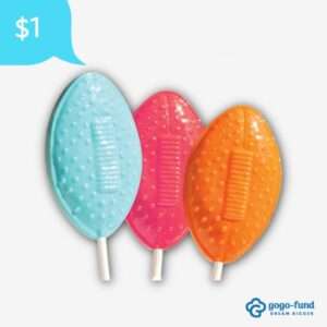 Lolliball lollipops close up image