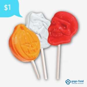 Lolliween Lollipops close up