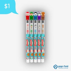 Holiday Smencils scented pencils with festive Christmas designs and winter‑themed wrappers