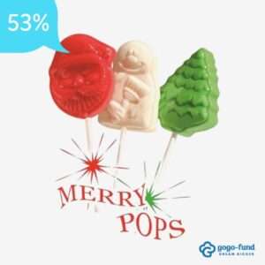 Merry Pops Christmas lollipops product image