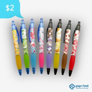 Dessert Smens scented pens arranged together showing their colorful dessert‑themed designs.